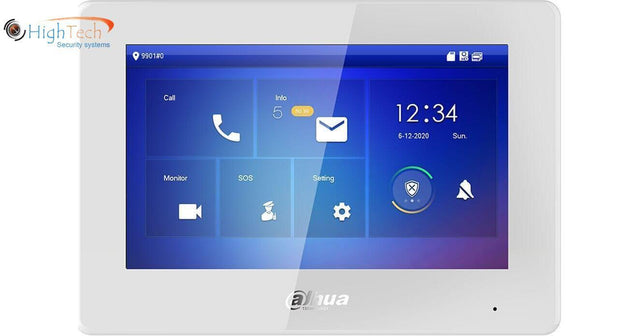 Intercom monitor IP over 2 draads